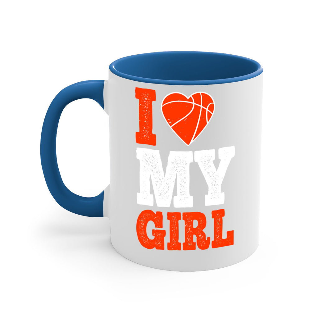 I love my girl 2244#- basketball-Mug / Coffee Cup