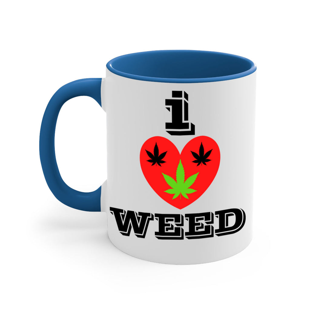 I love weed 128#- marijuana-Mug / Coffee Cup