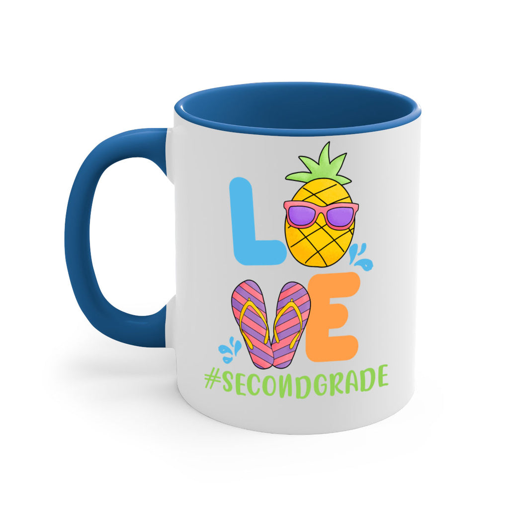 LOVE 2nd Grade Summer Pineapple 17#- second grade-Mug / Coffee Cup