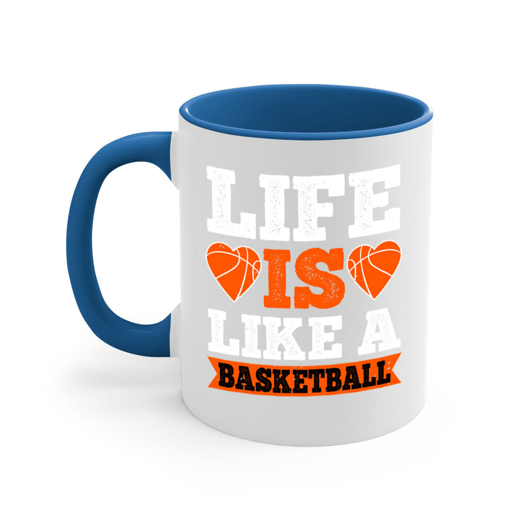 Life is like a basketball 2042#- basketball-Mug / Coffee Cup