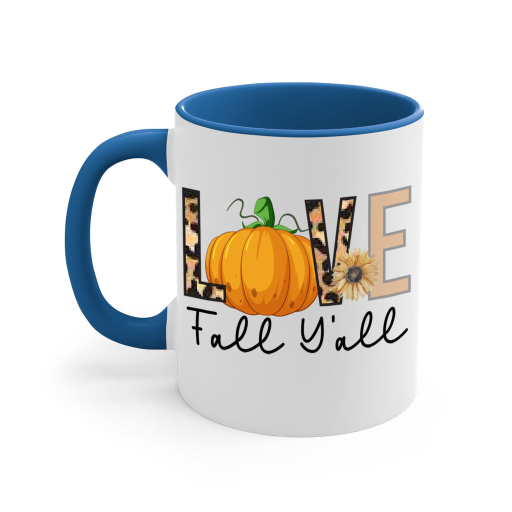Love FALL YAll 410#- fall-Mug / Coffee Cup