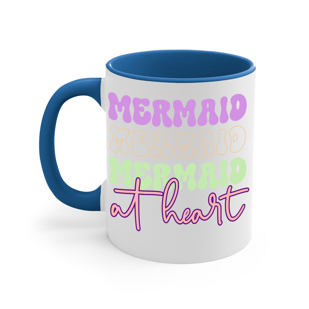 Mermaid At Heart 394#- mermaid-Mug / Coffee Cup