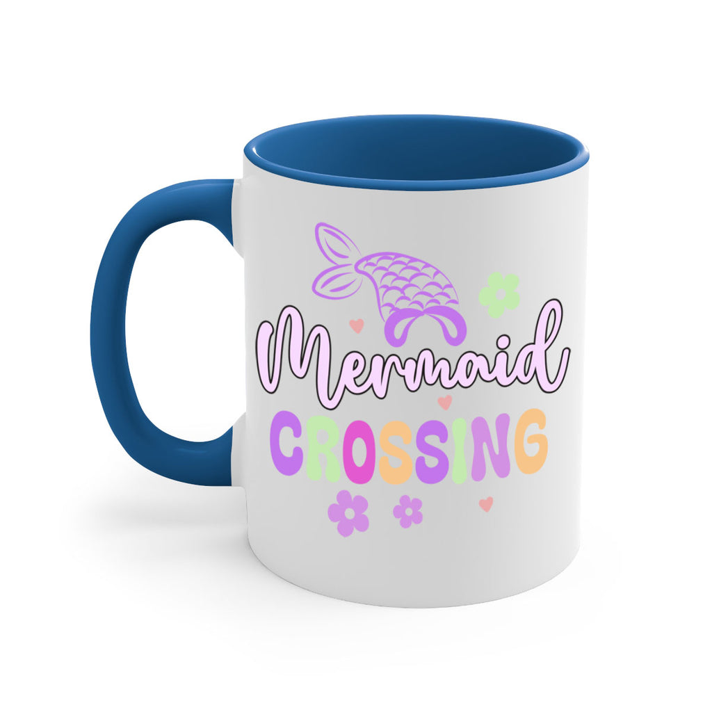 Mermaid Crossing 401#- mermaid-Mug / Coffee Cup