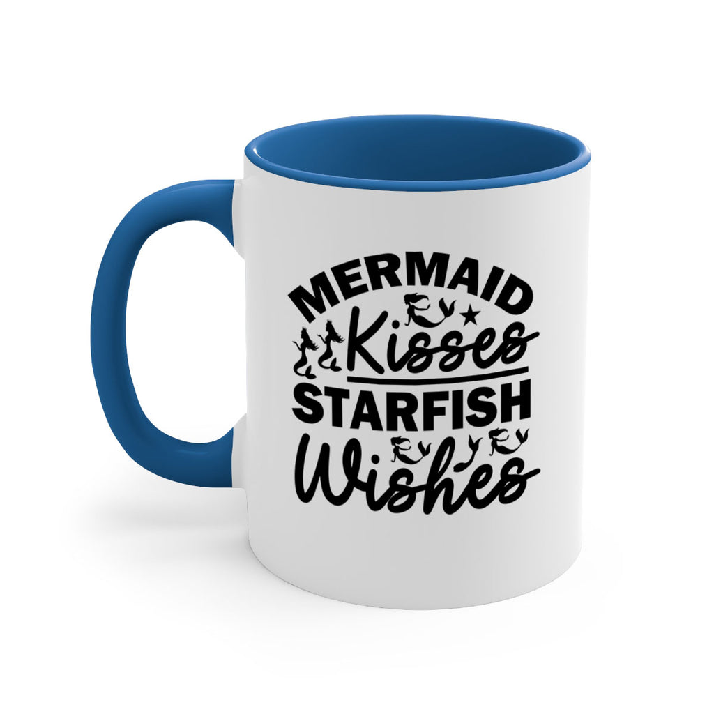 Mermaid Kisses Starfish Wishes 424#- mermaid-Mug / Coffee Cup