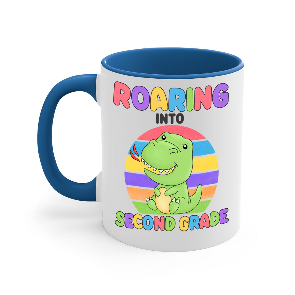 Roaring to 2nd Grade Trex 23#- second grade-Mug / Coffee Cup