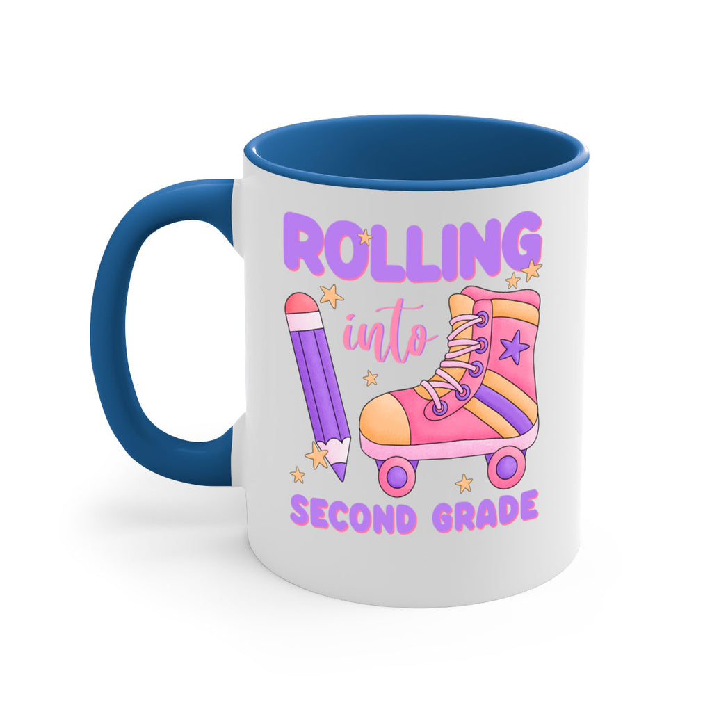 Rolling into 2nd Grade 24#- second grade-Mug / Coffee Cup
