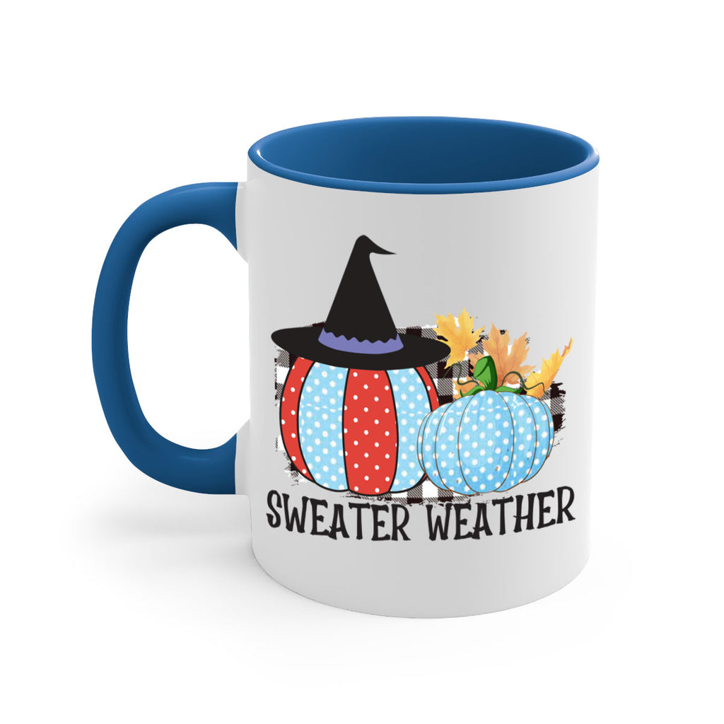 Sweater Weather Pumpkin Gnome 586#- fall-Mug / Coffee Cup