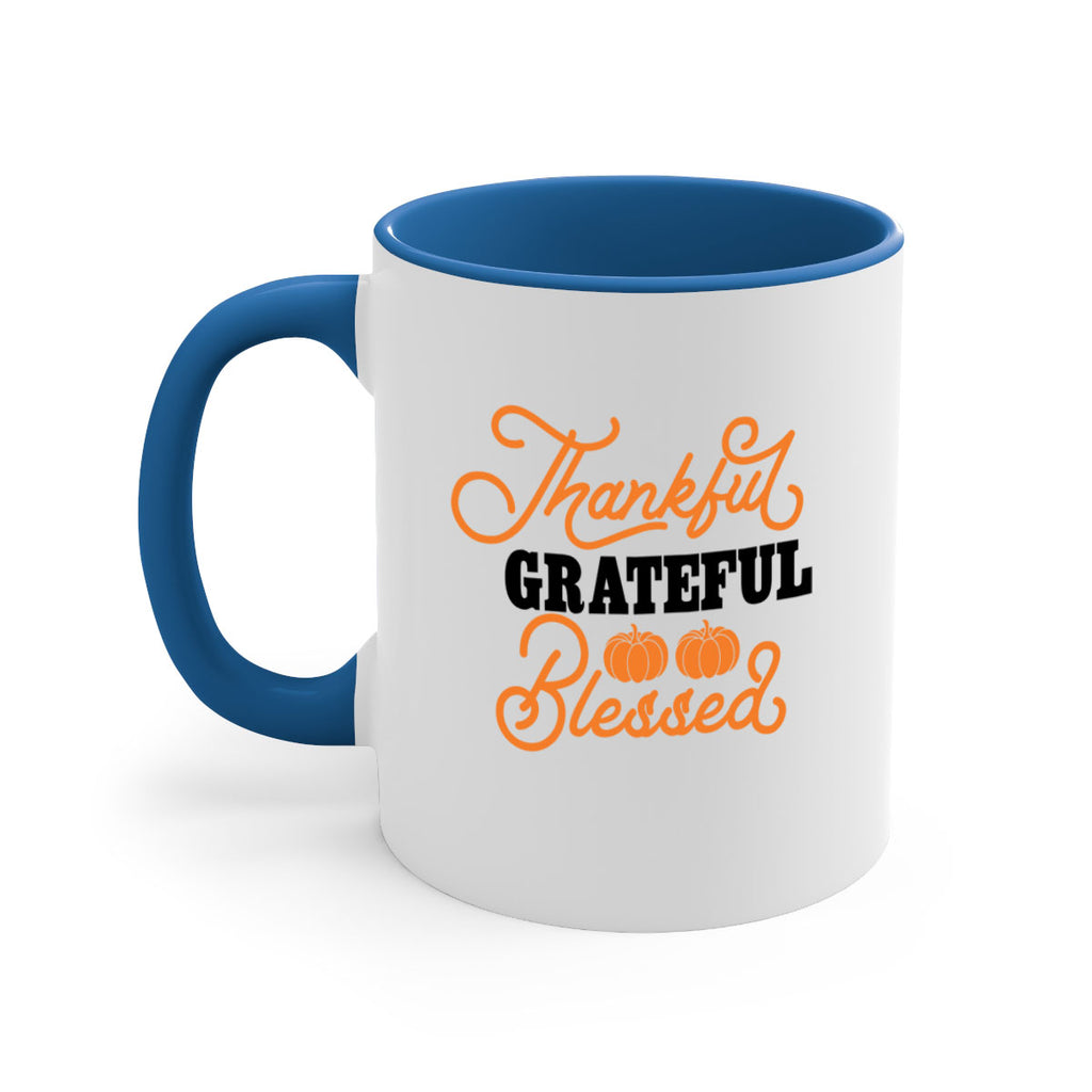 Thankful Grateful Blessed 604#- fall-Mug / Coffee Cup