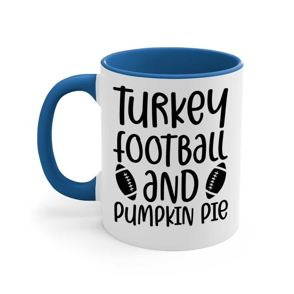 Turkey Football And Pumpkin Pie 622#- fall-Mug / Coffee Cup