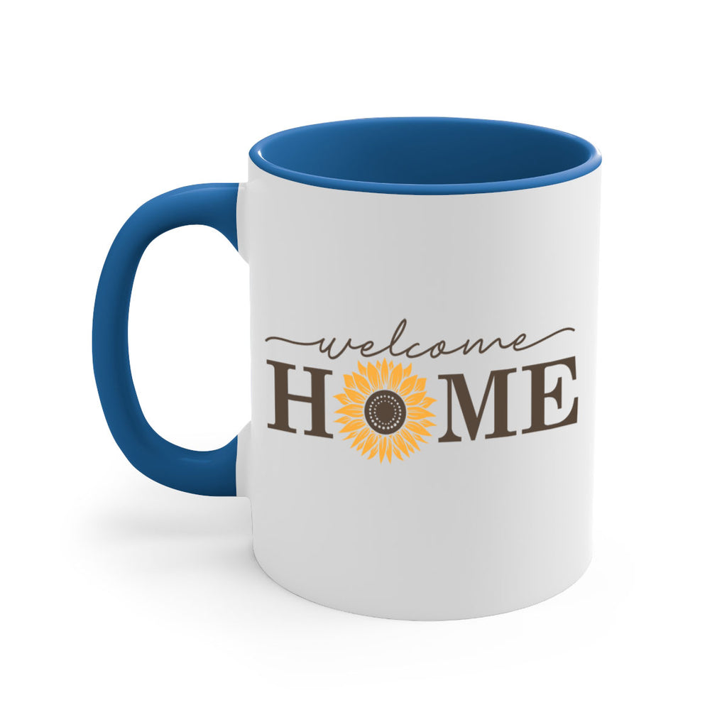Welcome Home sunflower573#- spring-Mug / Coffee Cup