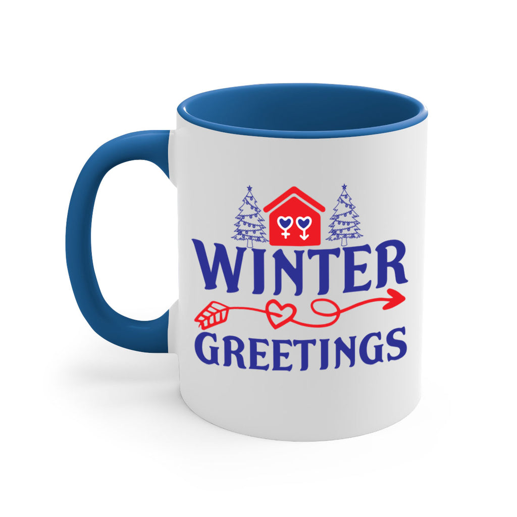 Winter Greetings 551#- winter-Mug / Coffee Cup