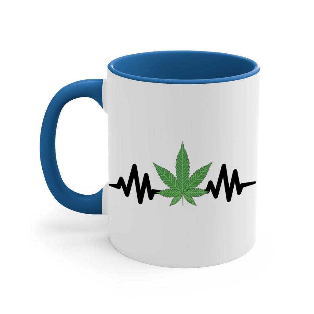 cannabis heartbeat 46#- marijuana-Mug / Coffee Cup