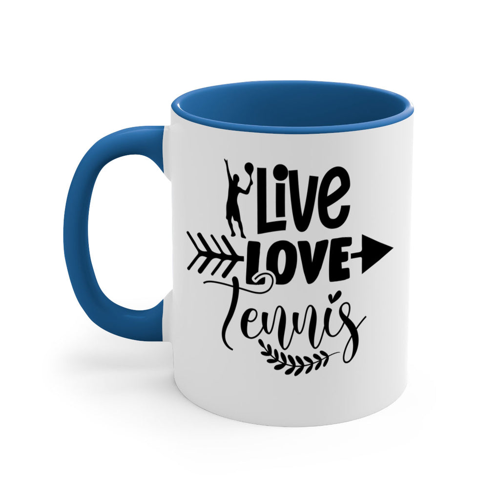 live love Tennis 818#- tennis-Mug / Coffee Cup