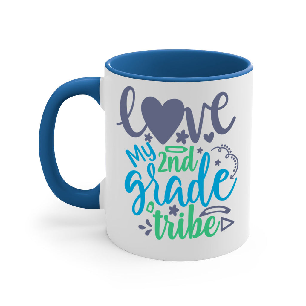 love my 2nd grade tribe 9#- second grade-Mug / Coffee Cup