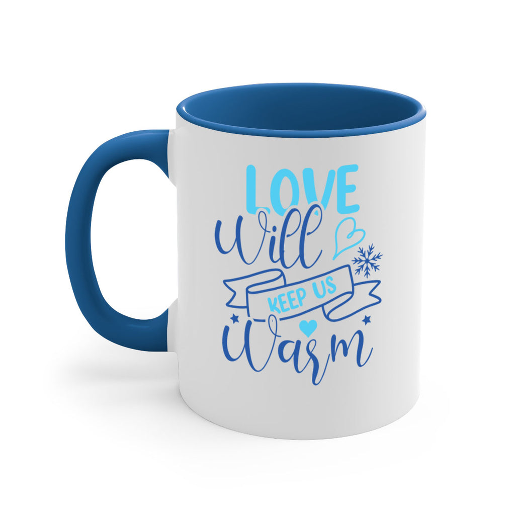 love will keep us warm 313#- winter-Mug / Coffee Cup