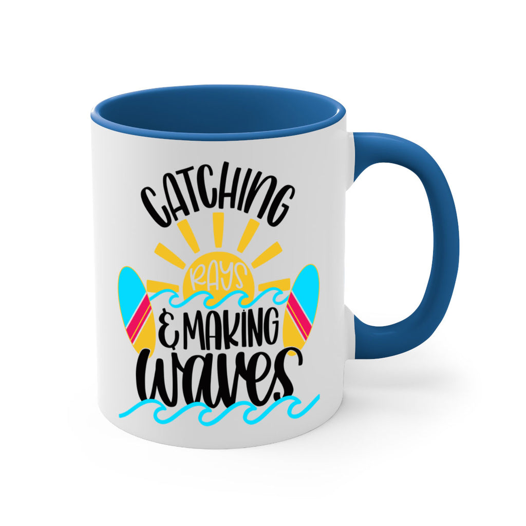Catching Rays Making Waves Style 49#- Summer-Mug / Coffee Cup