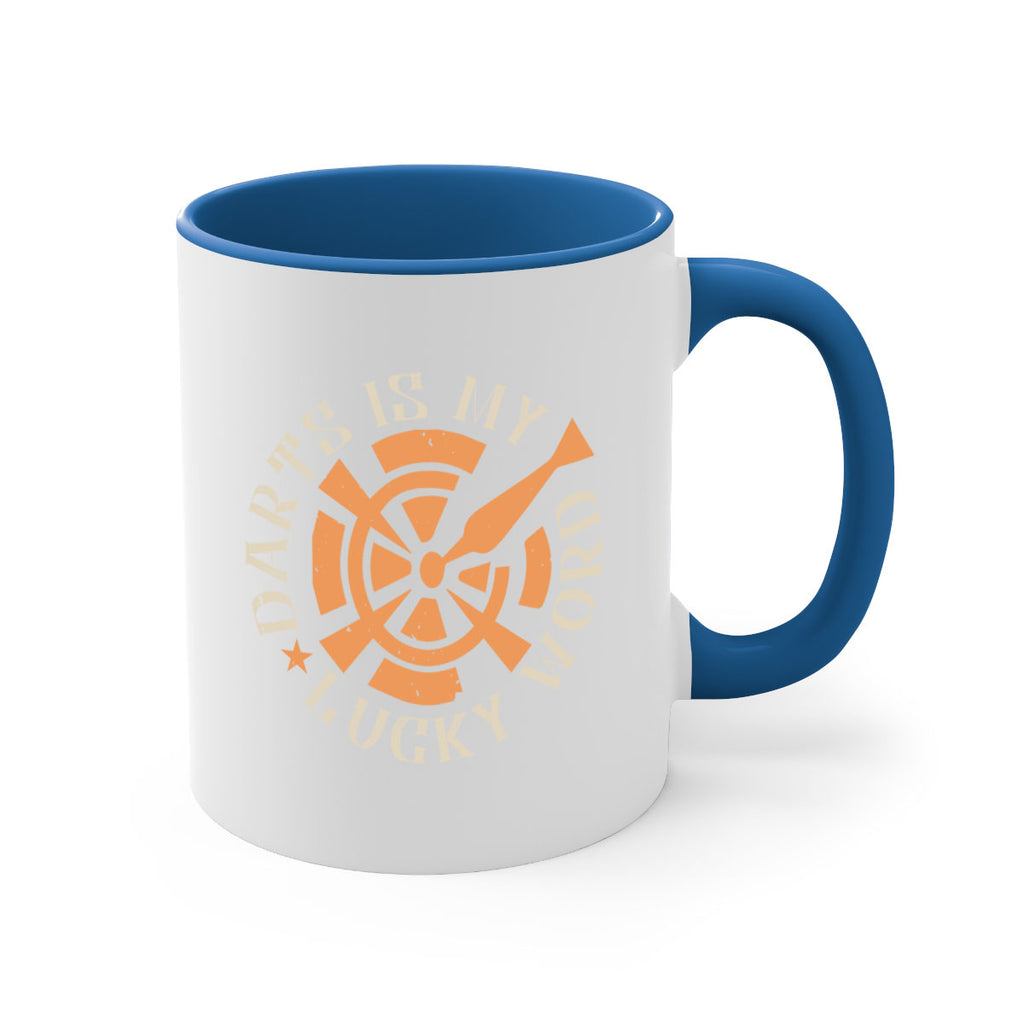 Darts Is My Lucky Word 2352#- darts-Mug / Coffee Cup