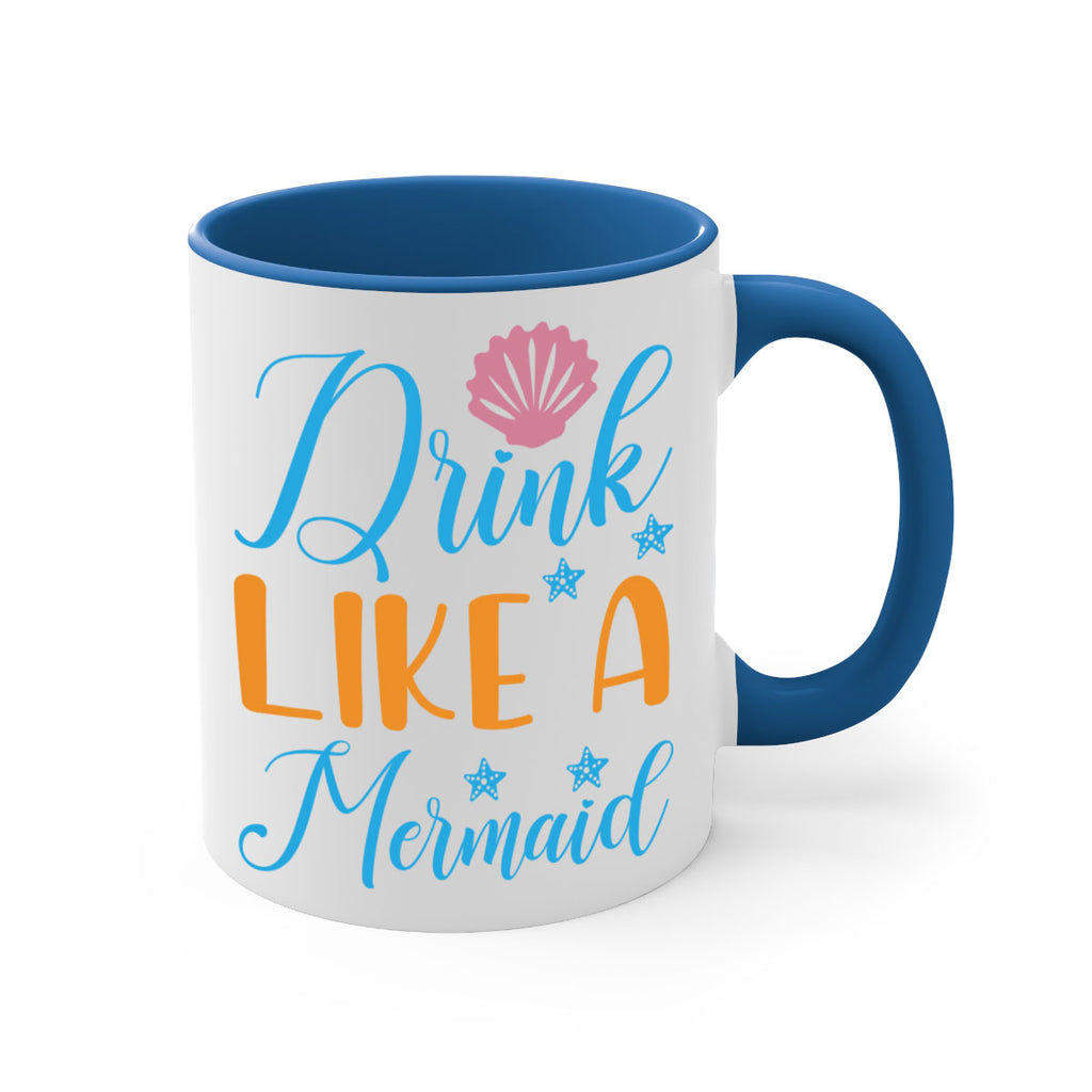 Drink Like a Mermaid 153#- mermaid-Mug / Coffee Cup