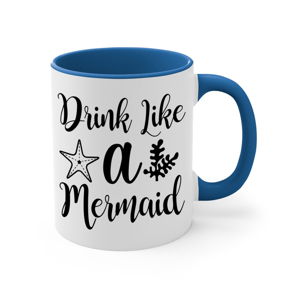 Drink like a mermaid 149#- mermaid-Mug / Coffee Cup