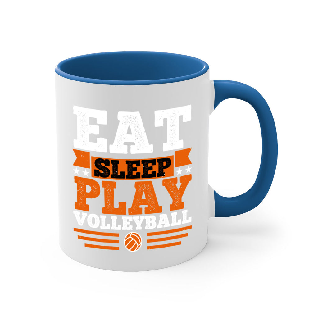 Eat sleep play volleyball 2341#- basketball-Mug / Coffee Cup