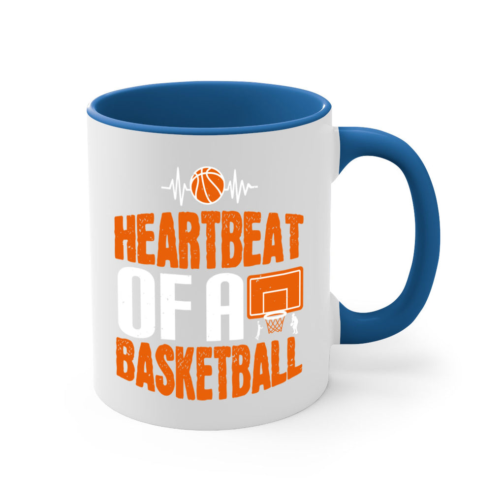 Heartbeat of a basketball 1191#- basketball-Mug / Coffee Cup