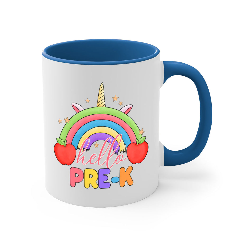 Hello PreK Unicorn Rainbow 7#- preK-Mug / Coffee Cup