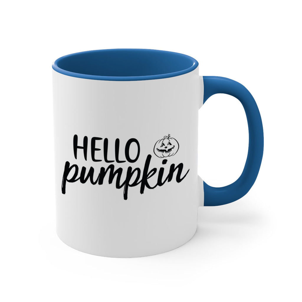 Hello Pumpkin 286#- fall-Mug / Coffee Cup