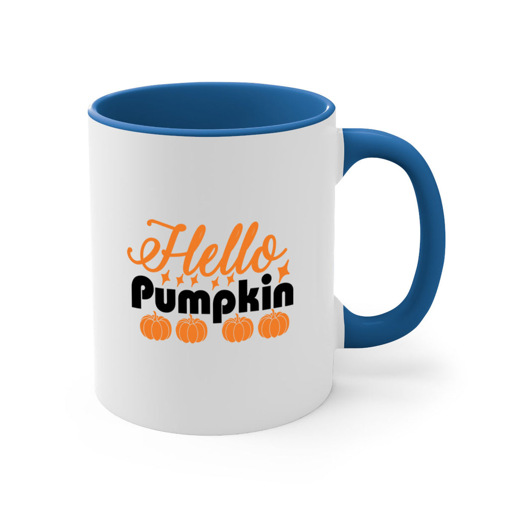 Hello Pumpkin 292#- fall-Mug / Coffee Cup