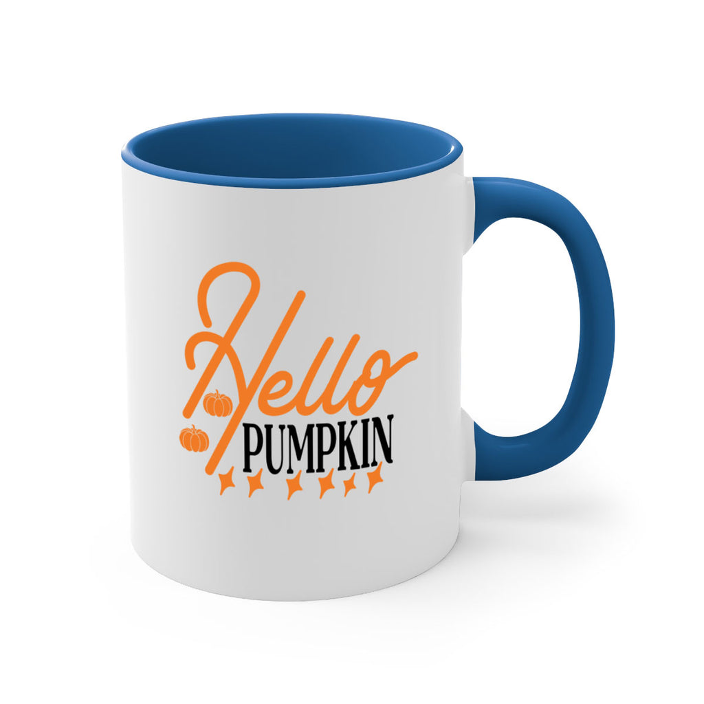 Hello Pumpkin 293#- fall-Mug / Coffee Cup