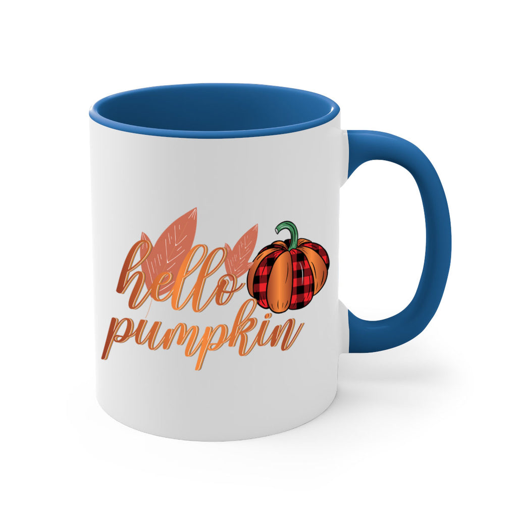 Hello Pumpkin 294#- fall-Mug / Coffee Cup