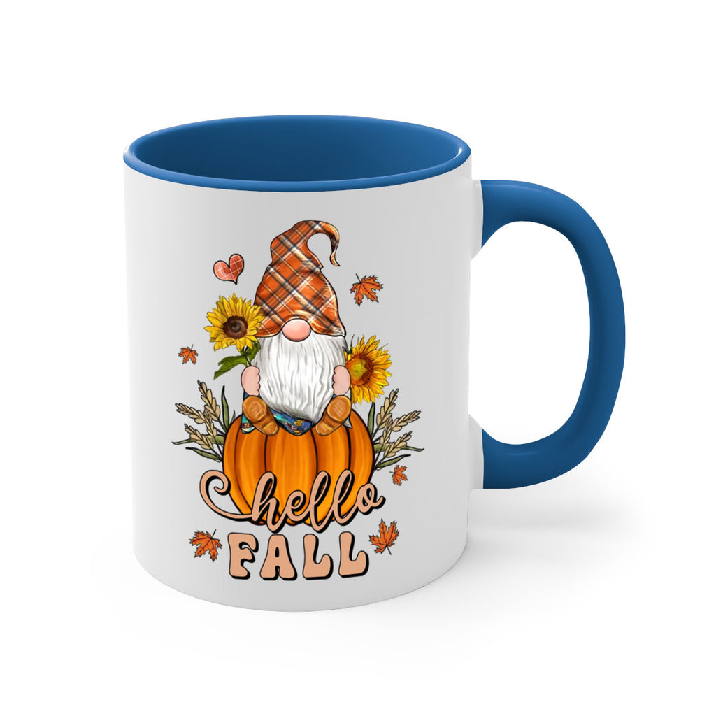 HelloFallAutumnGnome 298#- fall-Mug / Coffee Cup
