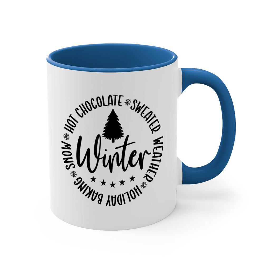 Hot Chocolate Sweater Weather Holiday Baking Snows196#- winter-Mug / Coffee Cup