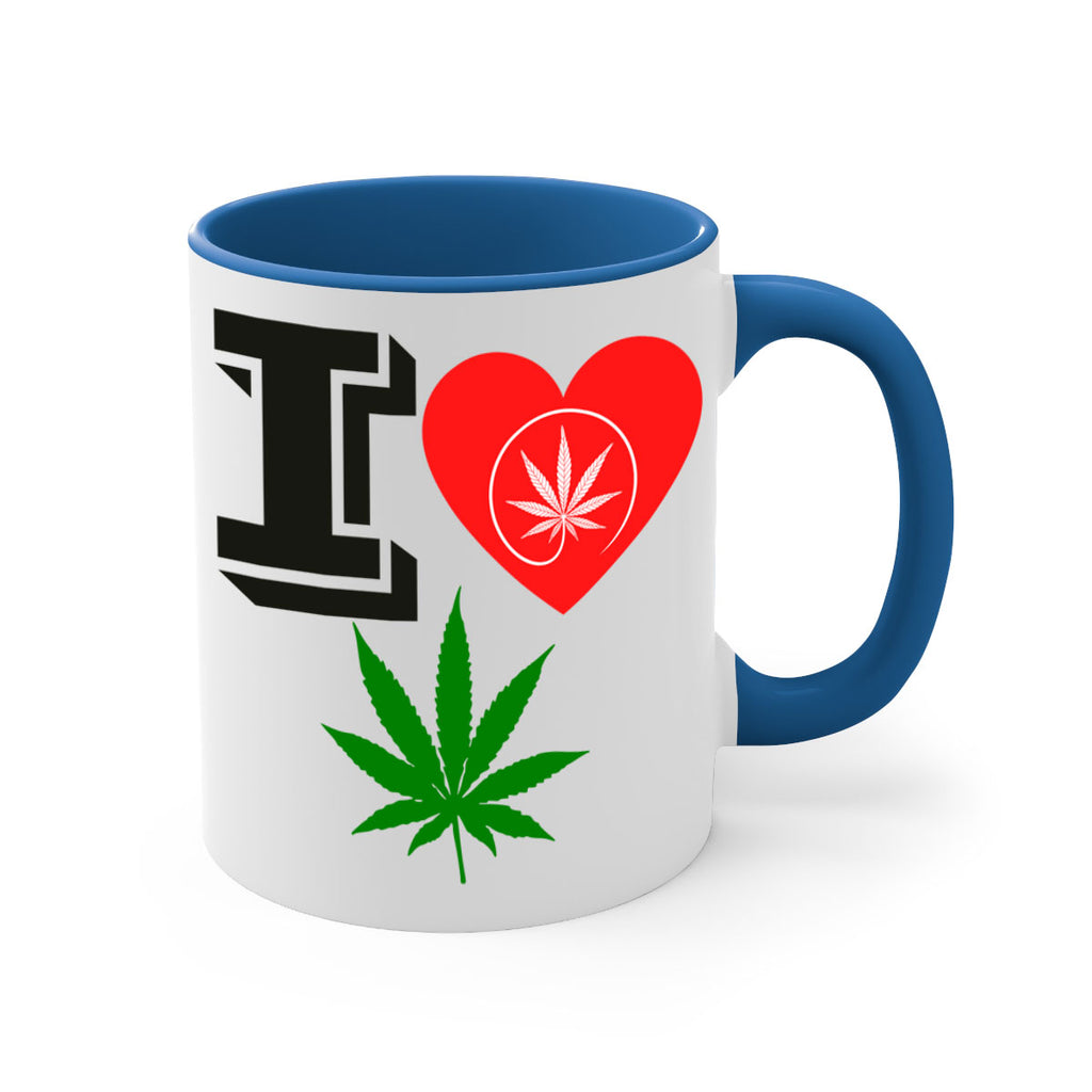 I love Cannabis heart 126#- marijuana-Mug / Coffee Cup