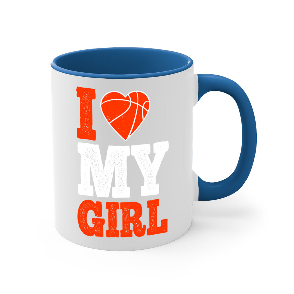 I love my girl 2244#- basketball-Mug / Coffee Cup