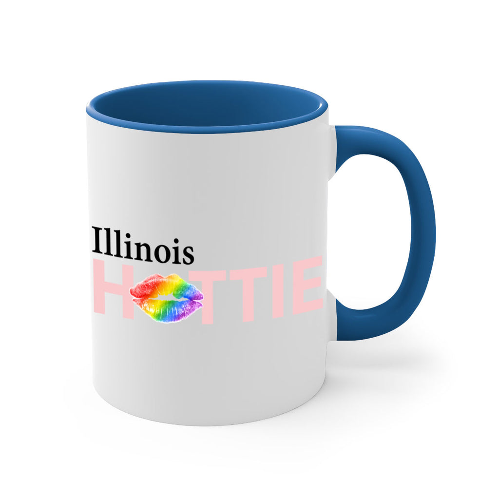 Illinois Hottie with rainbow lips 13#- Hottie Collection-Mug / Coffee Cup
