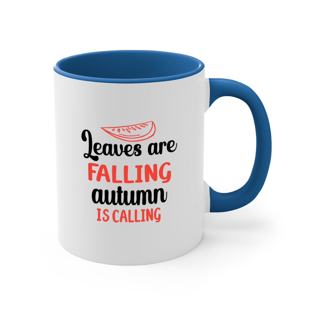 Leaves are falling autumn is calling 392#- fall-Mug / Coffee Cup