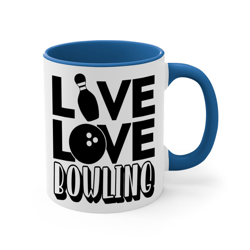 Live Love Bowling 833#- bowling-Mug / Coffee Cup
