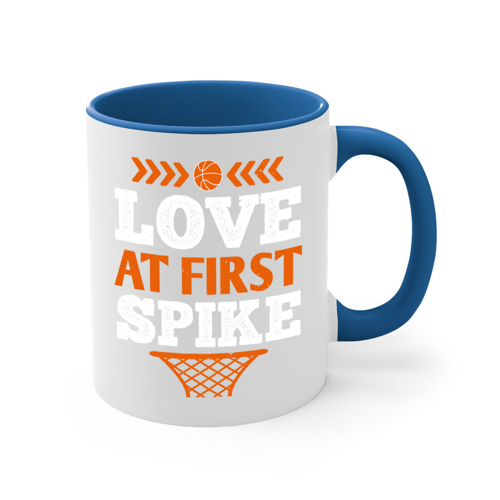 Love at first spike 736#- basketball-Mug / Coffee Cup
