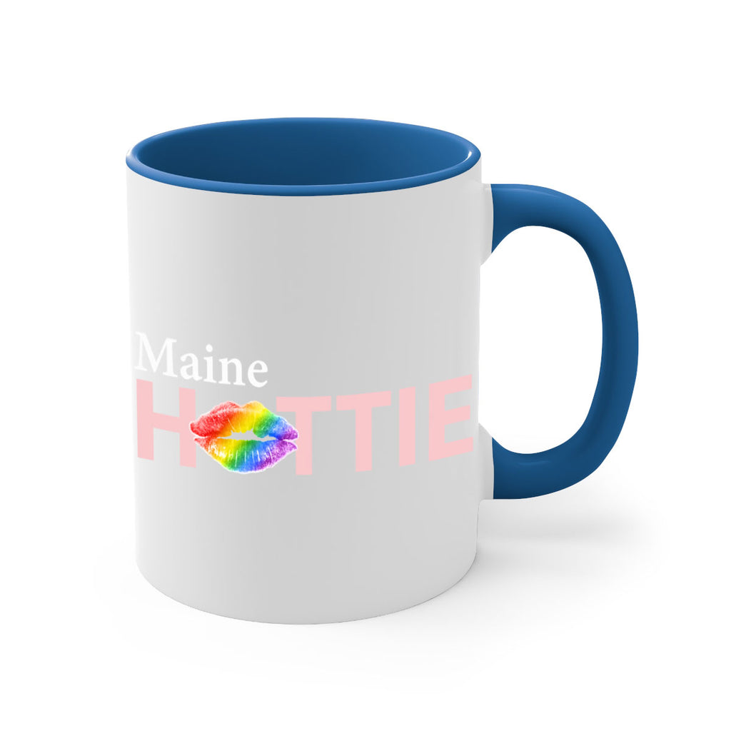Maine Hottie with rainbow lips 70#- Hottie Collection-Mug / Coffee Cup