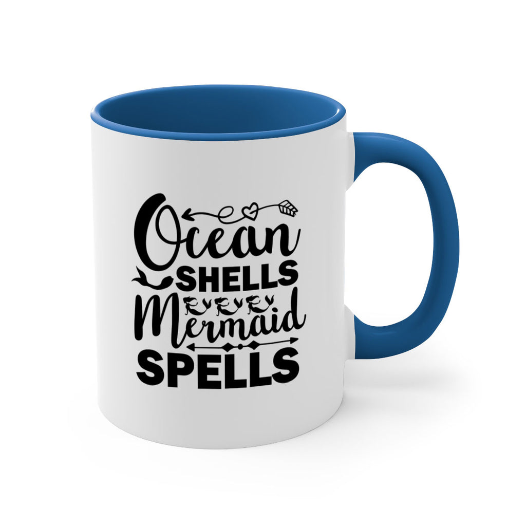Ocean Shells Mermaid Spells 521#- mermaid-Mug / Coffee Cup