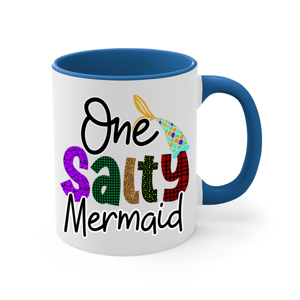 One Salty Mermaid 526#- mermaid-Mug / Coffee Cup