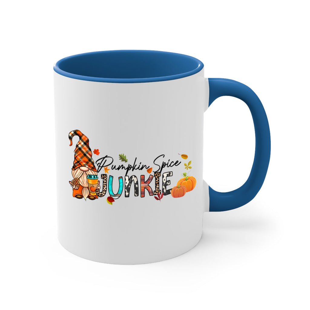 PumpkinSpiceJunkieFallGnome 567#- fall-Mug / Coffee Cup