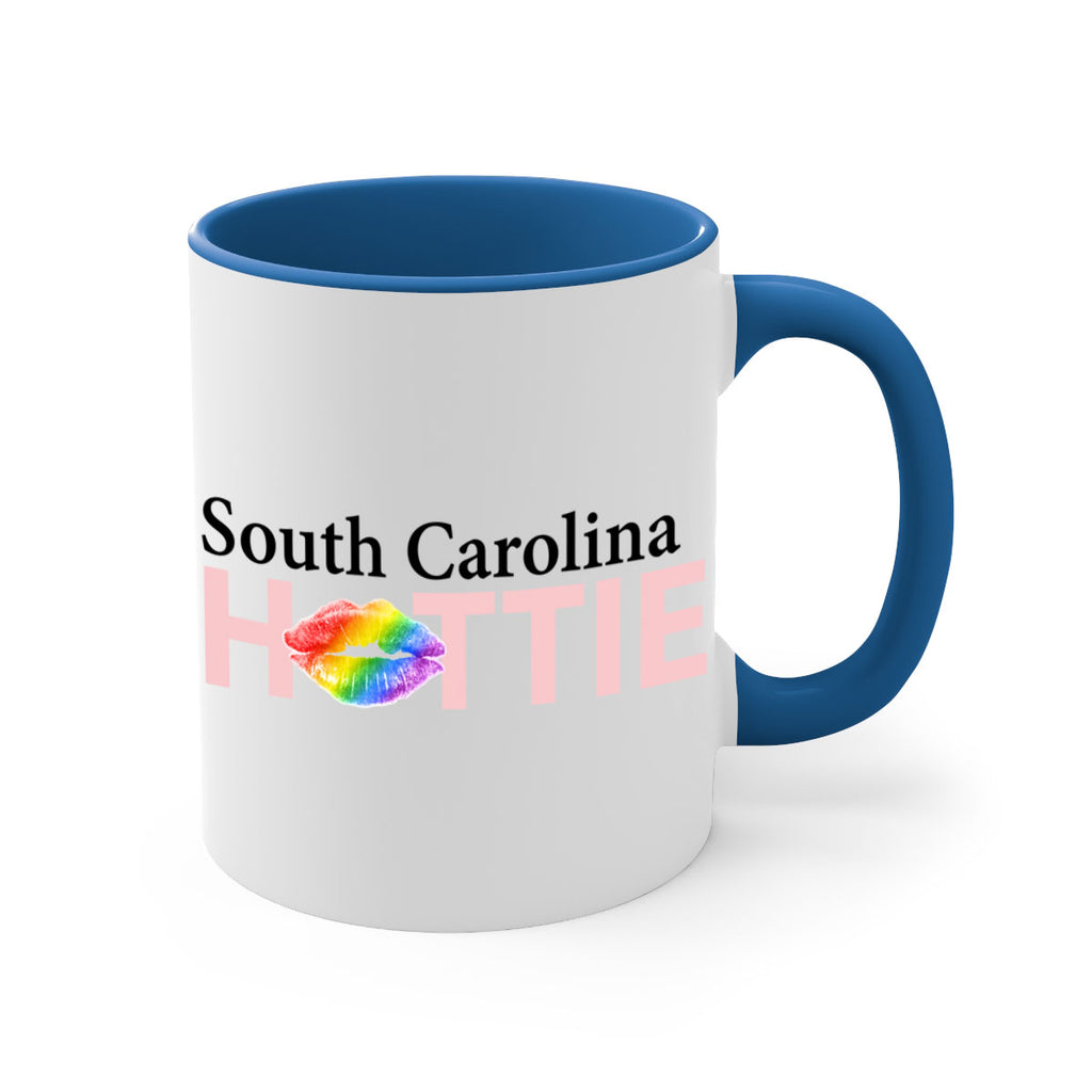 South Carolina Hottie with rainbow lips 40#- Hottie Collection-Mug / Coffee Cup