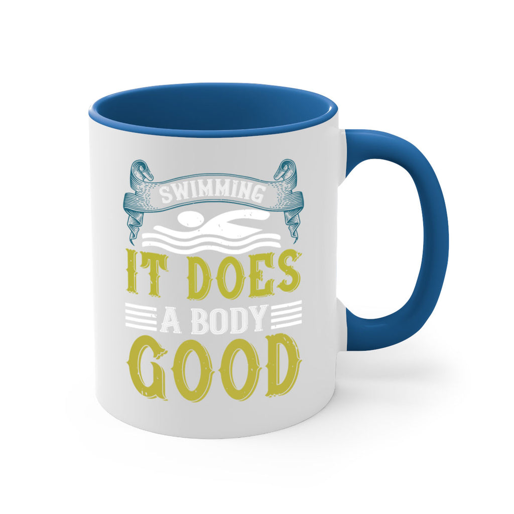 Swimming it does a body good 372#- swimming-Mug / Coffee Cup