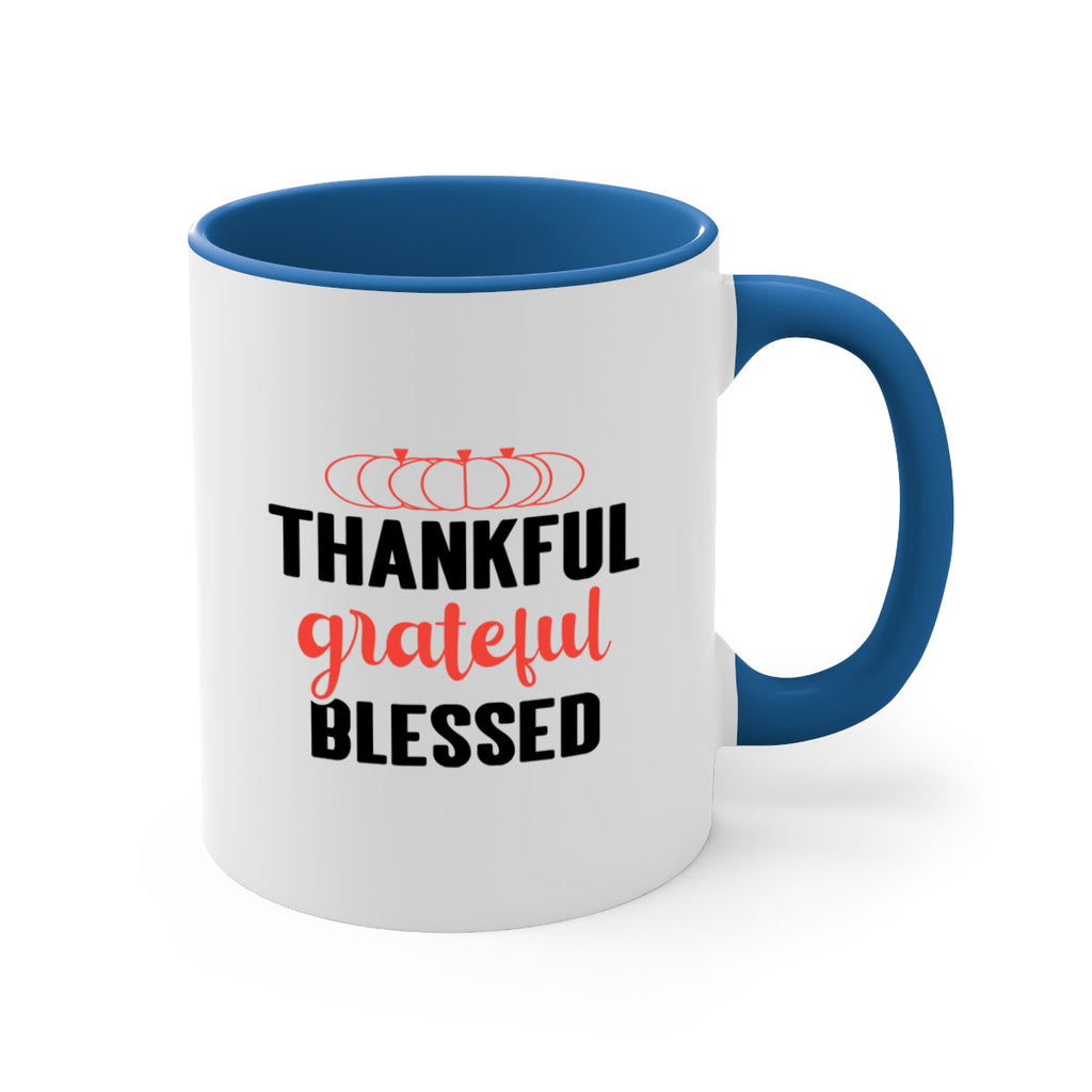 Thankful grateful blessed 603#- fall-Mug / Coffee Cup