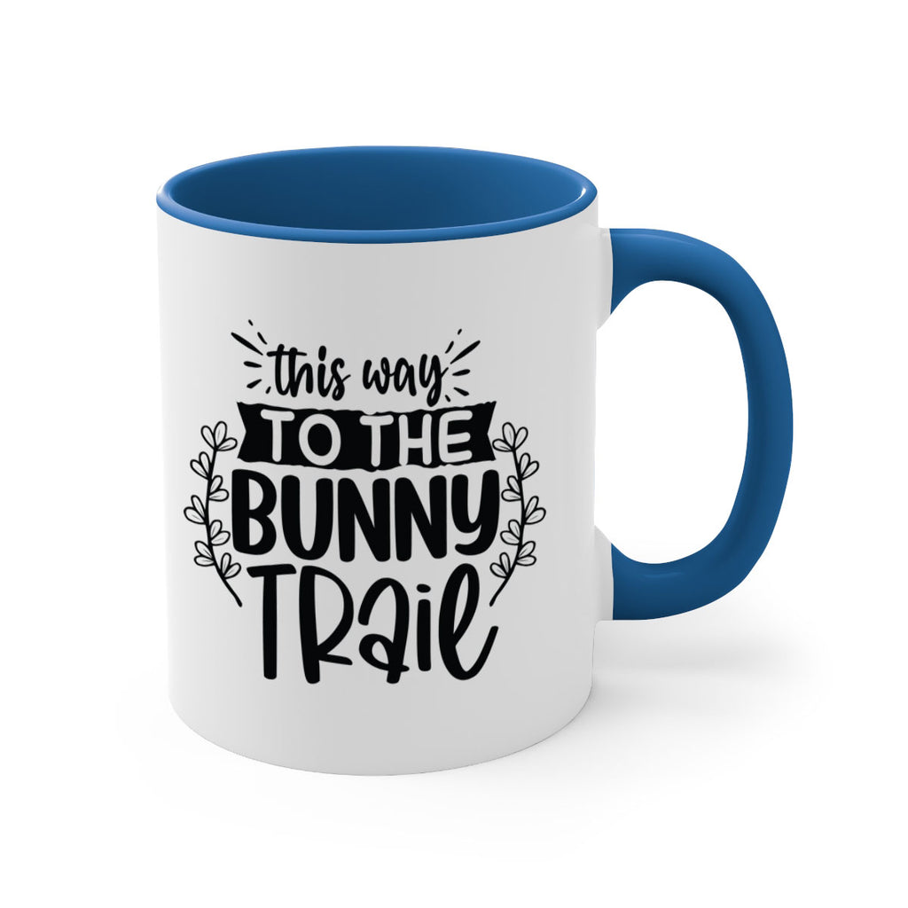 This way to the bunny 561#- spring-Mug / Coffee Cup
