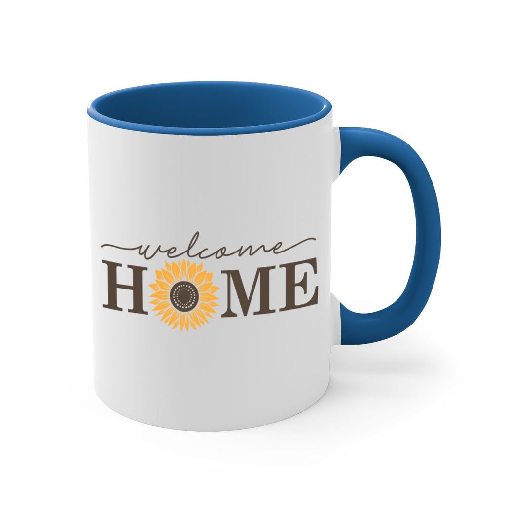 Welcome Home sunflower573#- spring-Mug / Coffee Cup
