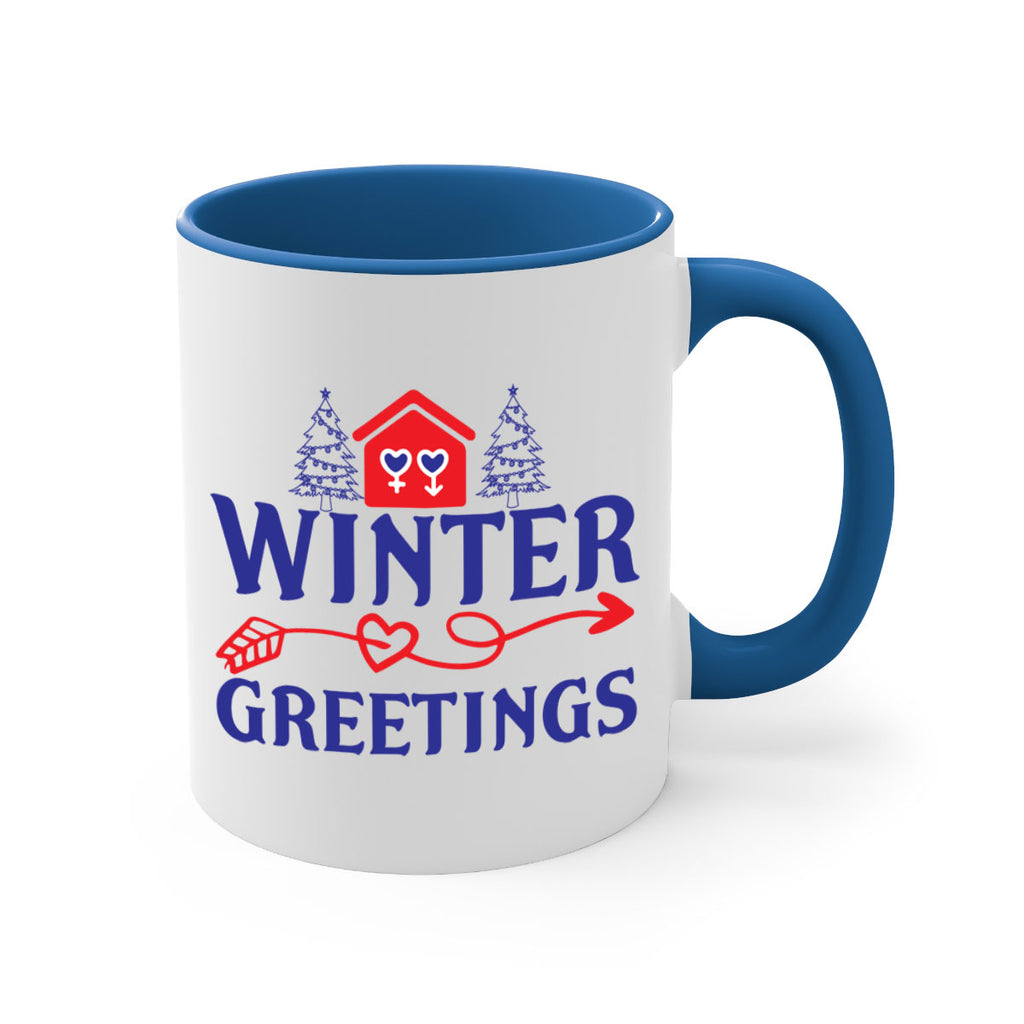 Winter Greetings 551#- winter-Mug / Coffee Cup