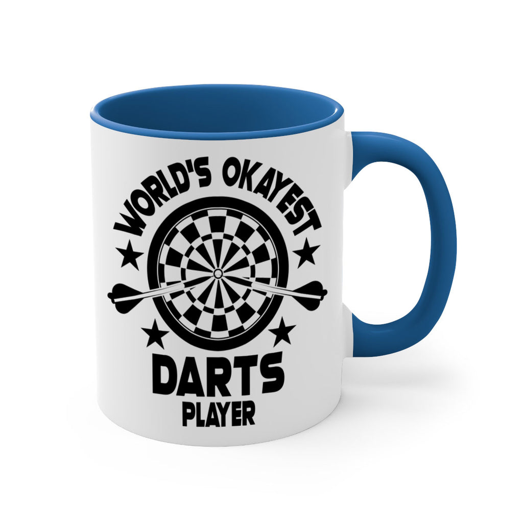 Worlds okayest Darts player 28#- darts-Mug / Coffee Cup