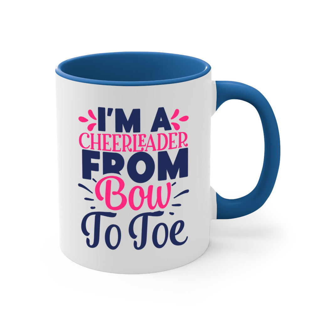 im a cheerleader bow to toe 1741#- cheer-Mug / Coffee Cup